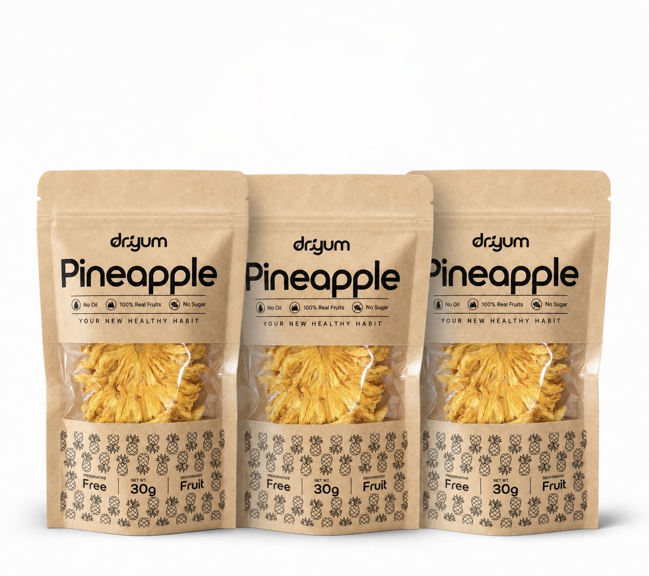 3x Pineapple 